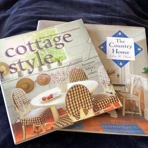 1998 vintage decorating books: country/cottage style